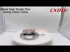 단판 웨이퍼 스윙 체크 밸브 제로 누설