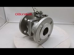 플랜지 볼 밸브 (잠금식 핸들 레버 포함)