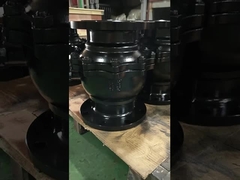 다양한 매체 및 온도용 내구성 플랜지 WCB 볼 밸브