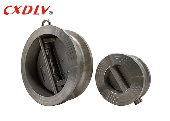 H77X-150LB 웨이퍼 이중판（웨어퍼형책）책밸브 스테인레스 강 연질 시이트 EPDM 금속 DIN PN16