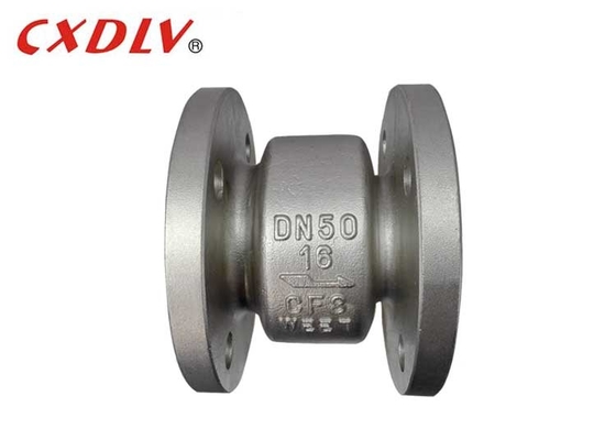 DN50 DN80 머플러 플랜지 끝 수직 차단 밸브