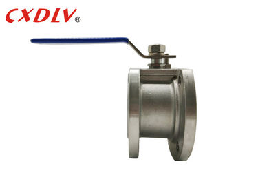 1pc 손잡이 웨이퍼는 압력 공 벨브 PTFE PPL 좌석 이탈리아 공 벨브 정상 플랜지를 붙였습니다