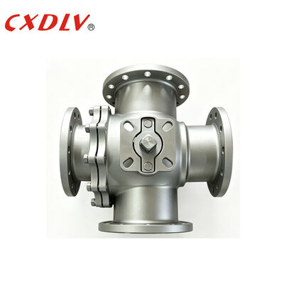 ISO5211 TOP와 함께 T-Bore PN16 4 차원 풀 포트 플랜지드 엔드 볼 밸브
