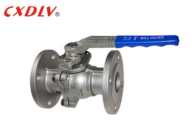 PN16 스테인리스는 손잡이 SS304 SS316 WCB 공 벨브 DN50 플랜지를 붙였습니다