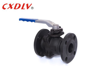 DN150 WCB 스테인리스는 뜨 유형 PN16 PN40 공 벨브 DIN RF 플랜지를 붙였습니다
