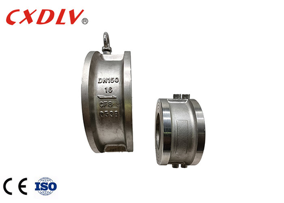 EPDM 자리와 DN150 비복귀 이중판（웨어퍼형책）책밸브 웨이퍼