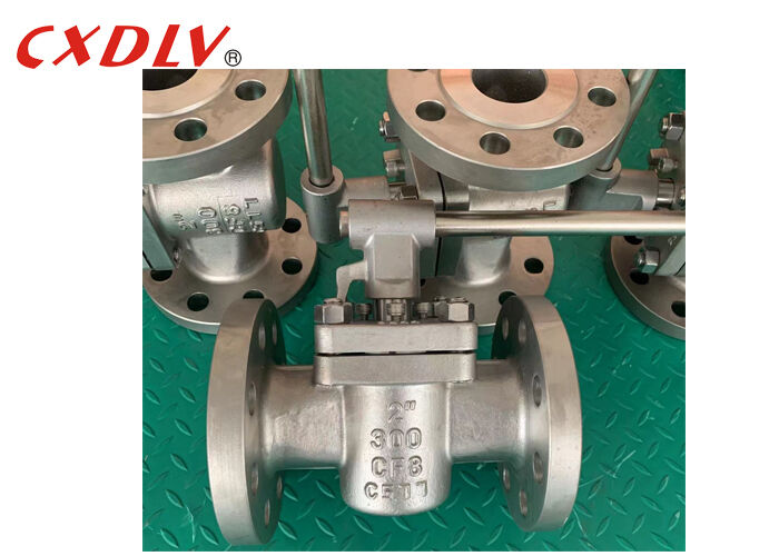 2 Inch 300LB RF Two-Way Sleeved Plug Valve Oil Field Self Lubricated Plug Valve