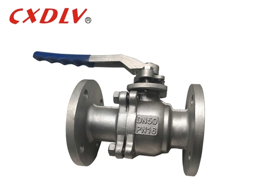 DN50 DN 100 스테인리스 스틸 볼 밸브 CF8/CF8M 플랜지 연결체 PN10/16 끝
