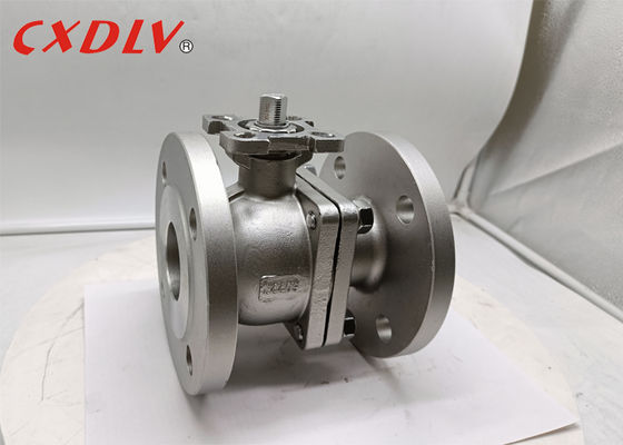 1.4409 ISO5211 탑재 TOP PN16 DN100와 플랜지 볼 밸브