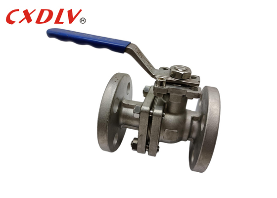 DIN PN16 SS 볼 밸브 2 슬리프 부품 ISO5211 TOP와 함께 풀 포트