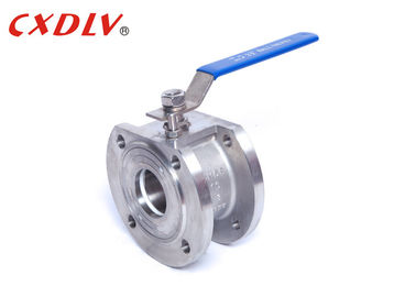 PN25 고압 손잡이 웨이퍼 뜨 공 벨브 PTFE PPL 좌석