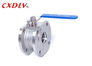 1pc 손잡이 웨이퍼는 압력 공 벨브 PTFE PPL 좌석 이탈리아 공 벨브 정상 플랜지를 붙였습니다
