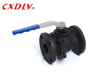 DN150 WCB 스테인리스는 뜨 유형 PN16 PN40 공 벨브 DIN RF 플랜지를 붙였습니다