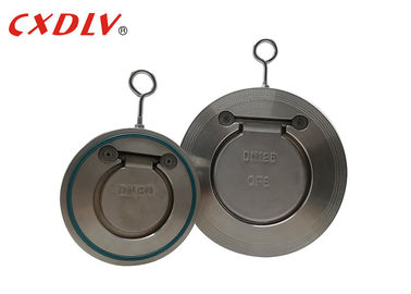 SS316 Essentric 원판 ISO 승인을 가진 스테인리스 흔들이 첵 벨브 PN16 PTFE O 반지