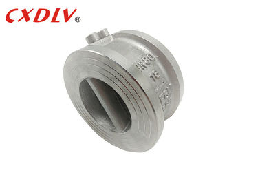 DN80 CF8M는 압력 PN16 ANSI/GB/DIN 기준을 평가하는 판 역행 방지판 이중으로 합니다