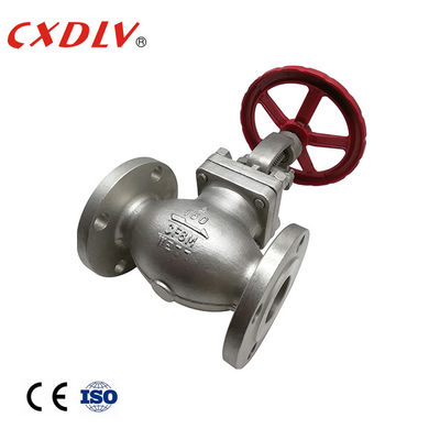 CF8M RF는 둥근 지구 Valvel ANSI 150LB 플랜지를 붙였습니다