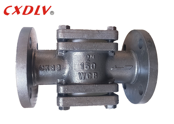 A216 WCB 플랜지된 시준창 150LB RF 템퍼링된 석영 인라인 유량 지시계