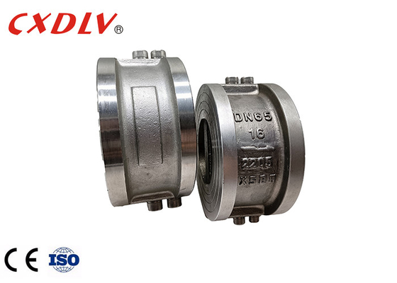 EPDM 자리와 DN150 비복귀 이중판（웨어퍼형책）책밸브 웨이퍼